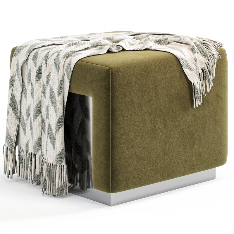 Chrom Liki Pouf By Buro Art Image 5