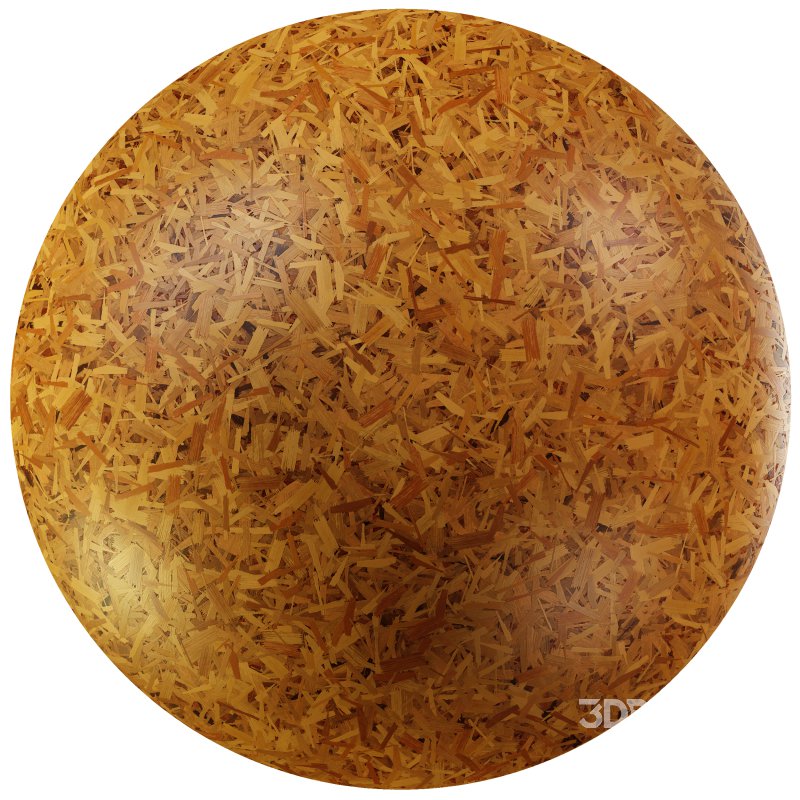 Wood OSB-particle board-chipboard (seamless) Image 3
