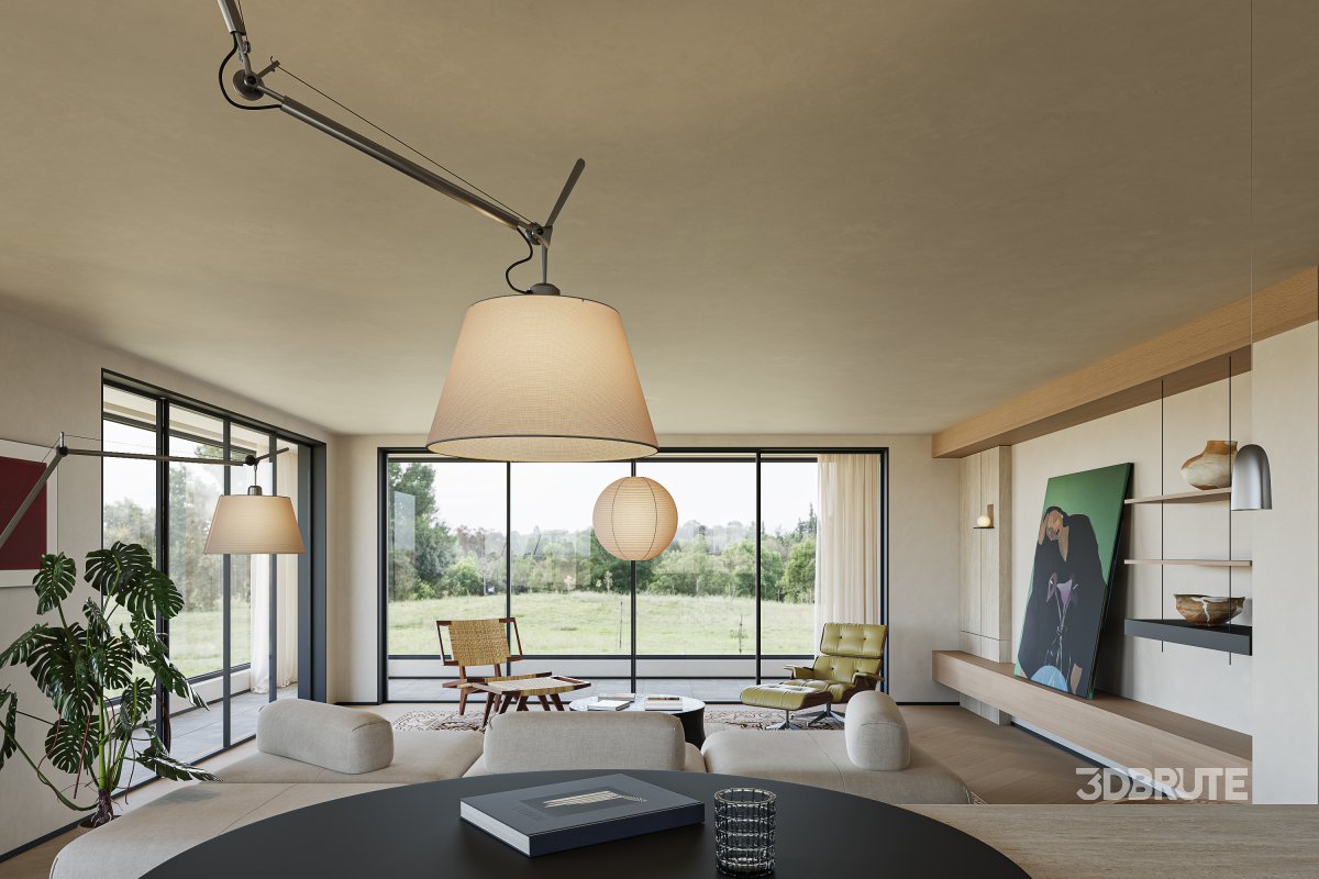 Modern living and dining room Image 4