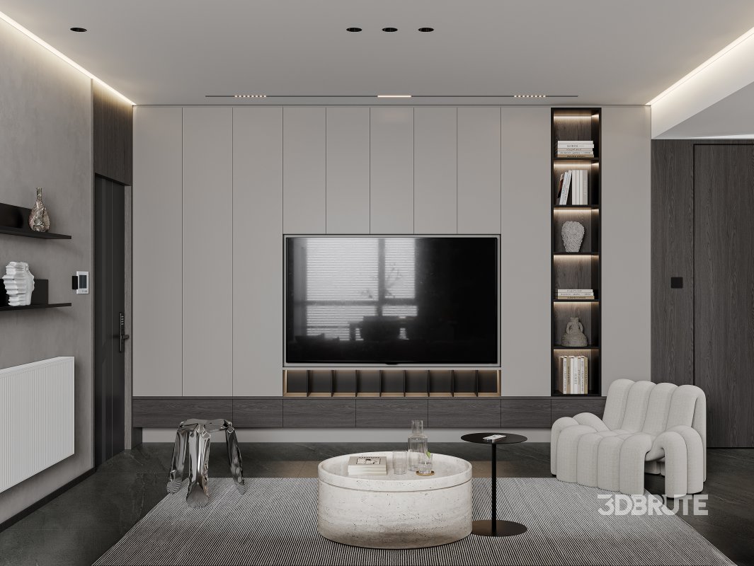 Modern living and dining room Image 3