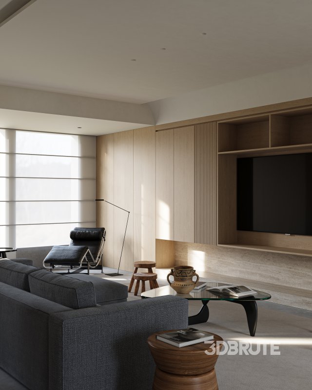 Modern living and dining room Image 2