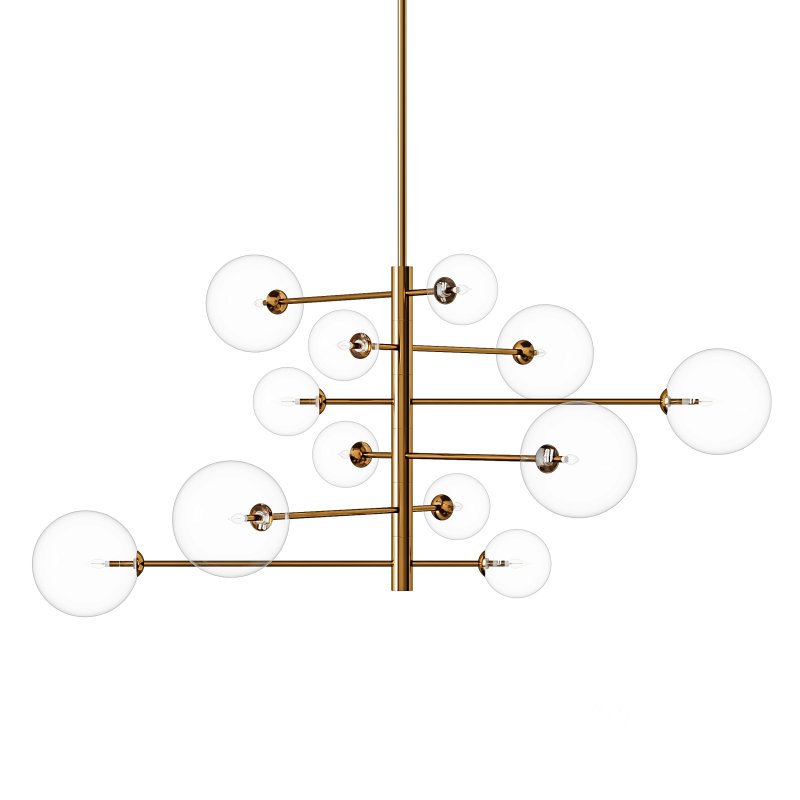 Chandelier Argento L Image 7