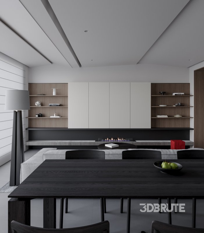 Modern living and dining room Image 6