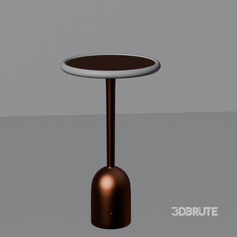 Modern Brass Side Table Image 5