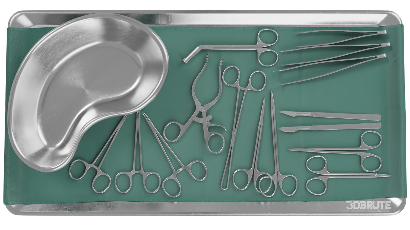 Tray with surgical equipment Image 11