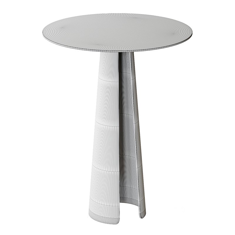 Chic Round Table – Acrylic Image 14