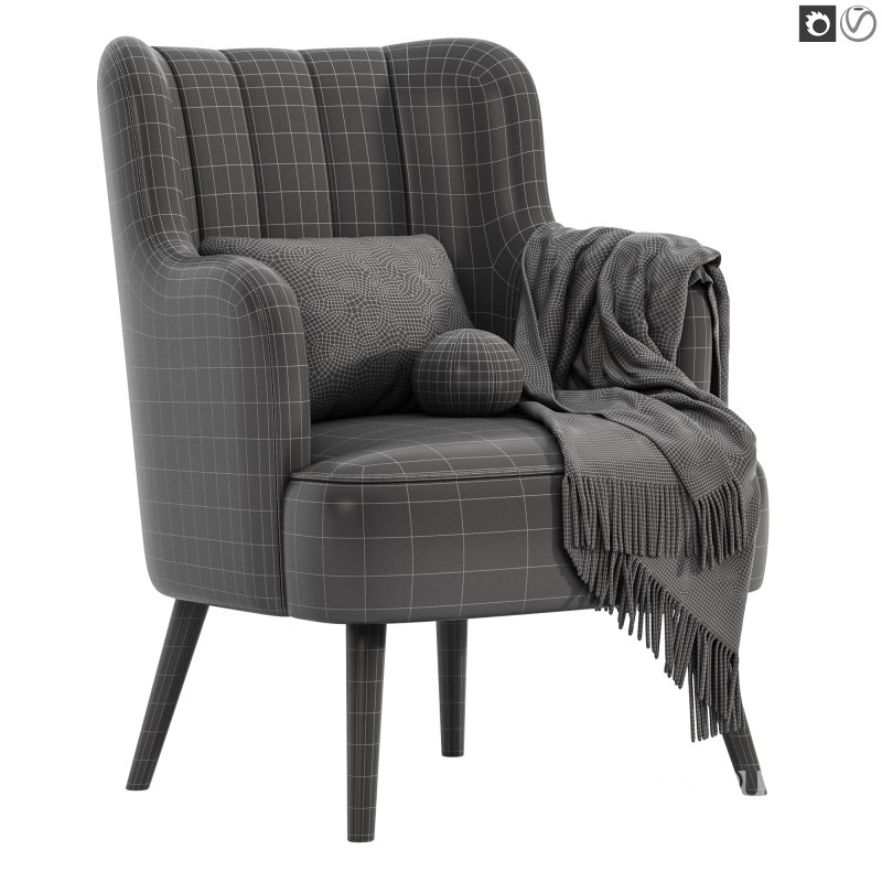 Armchair Larney Velvet Image 7