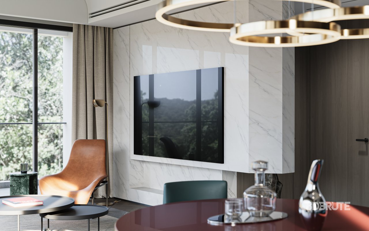 Modern living and dining room Image 7