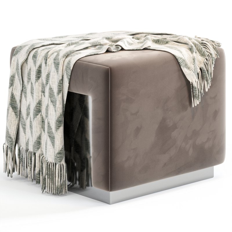 Chrom Liki Pouf By Buro Art Image 2