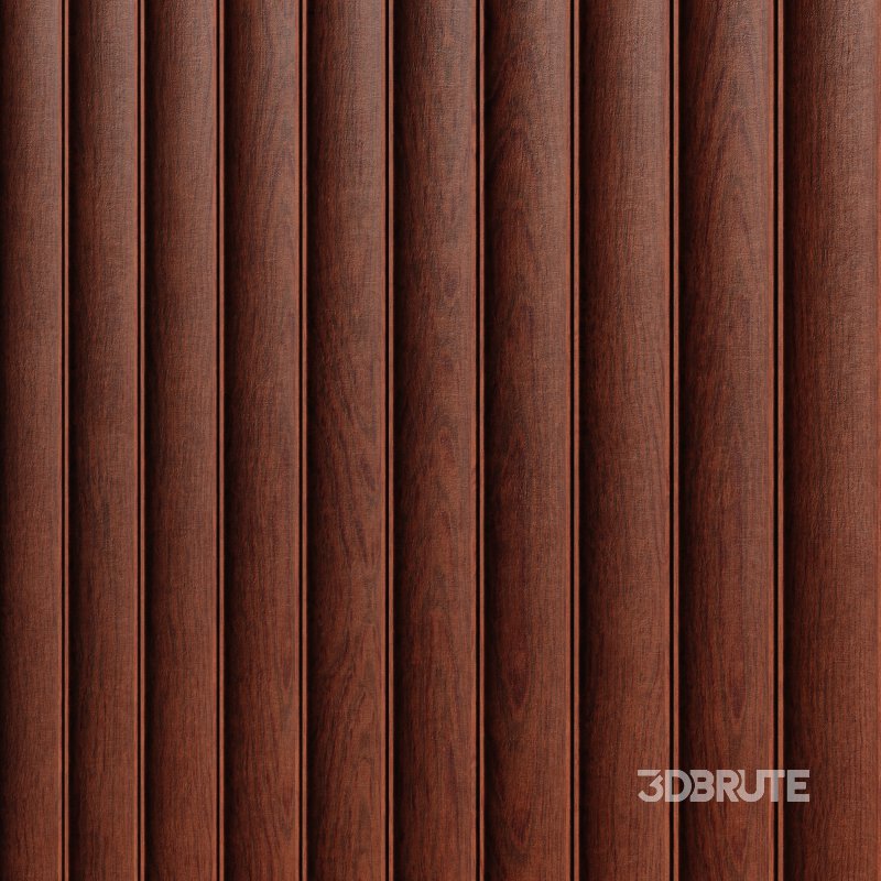 Wood Panel Wall Tile 01 (Seamless) Image 5