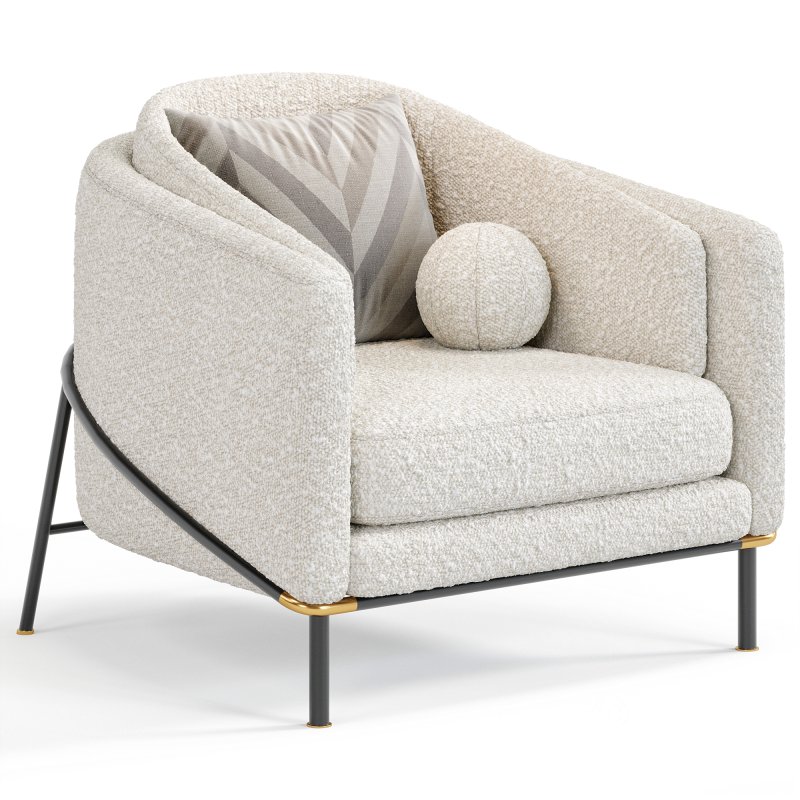 Fil Noir Armchair By Minotti Image 4