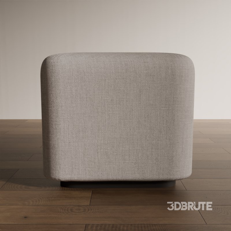 Contemporary Pouffe Ottoman Image 3