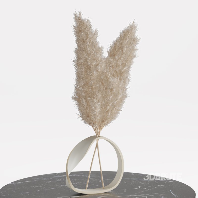 Indoor Bouquet Pampas Bunny tail Wheat Image 3