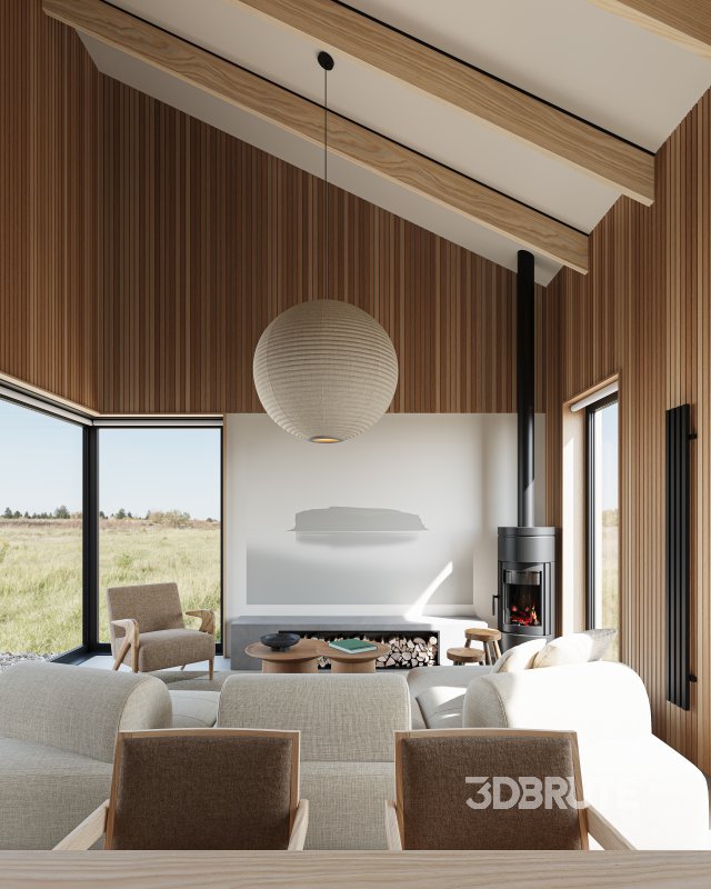 Wood Living Room Dining Room Bedroom Image 5