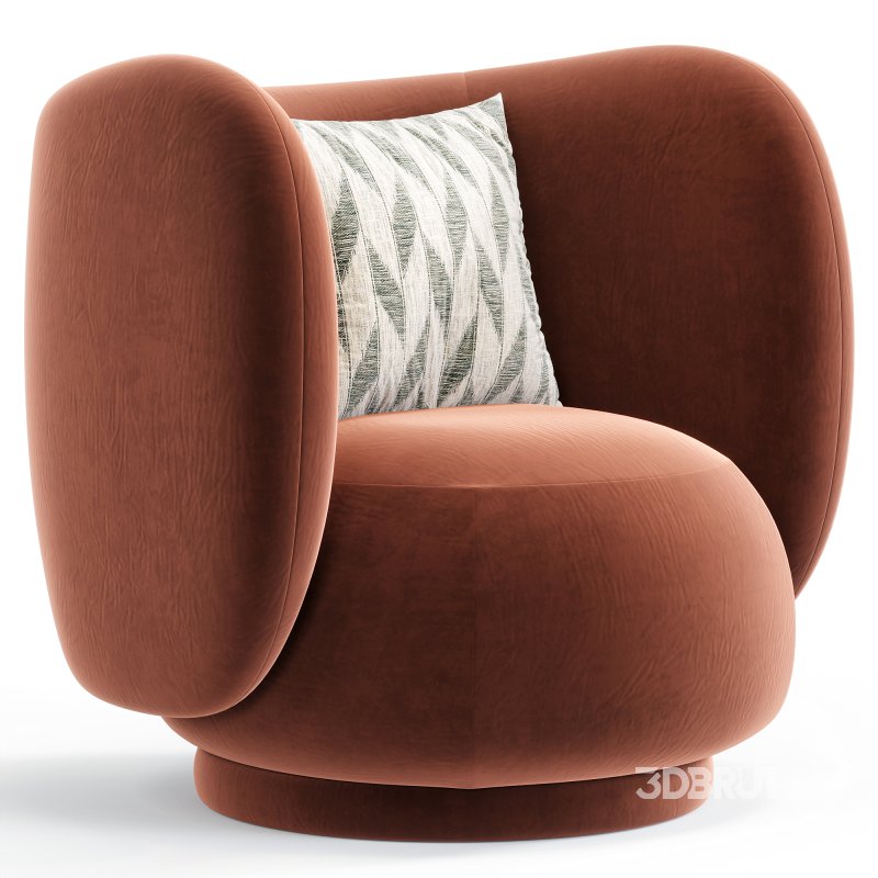 Rico Lounge Armchair By Nest Image 2