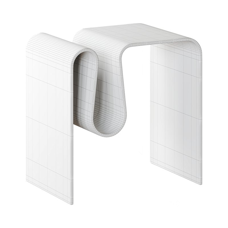 Curvy Side Table – Acrylic Image 14