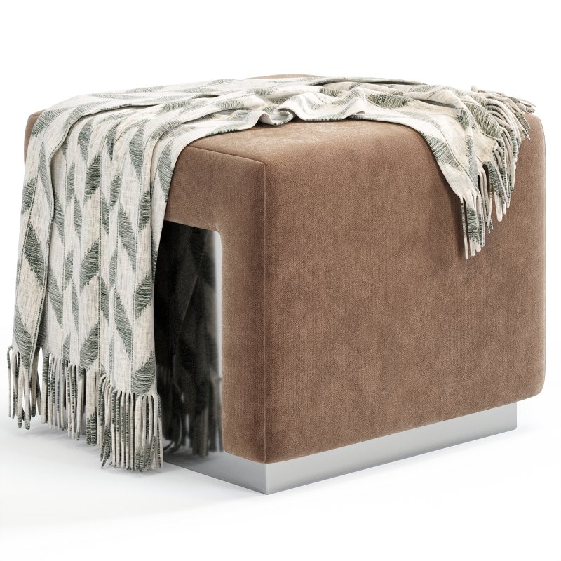 Chrom Liki Pouf By Buro Art Image 4