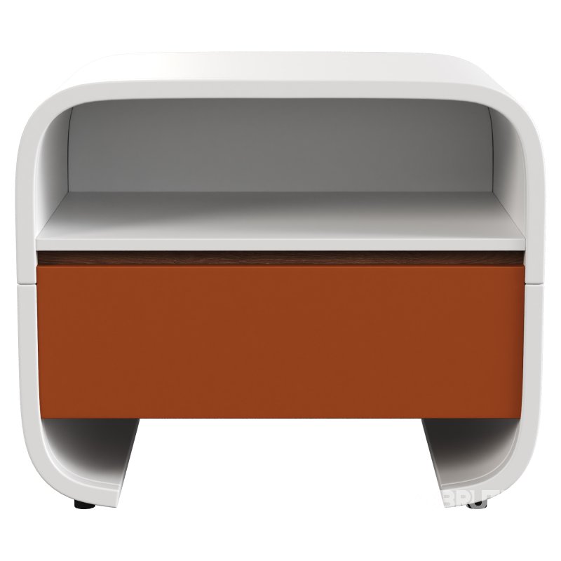 Minimalist Bicolor Nightstand Image 3