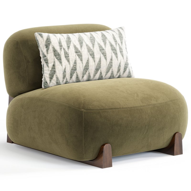 Fort Lounge Armchair By Monologue Image 3