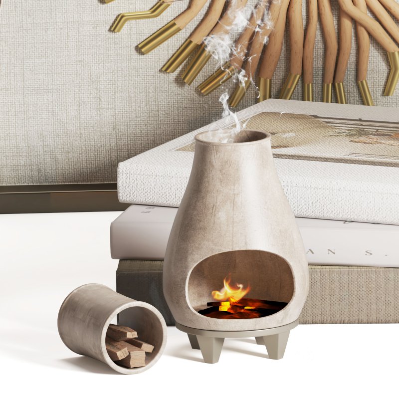 Decorative set frame vase candle Image 3