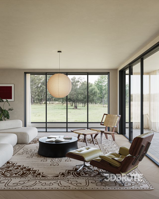 Modern living and dining room Image 3