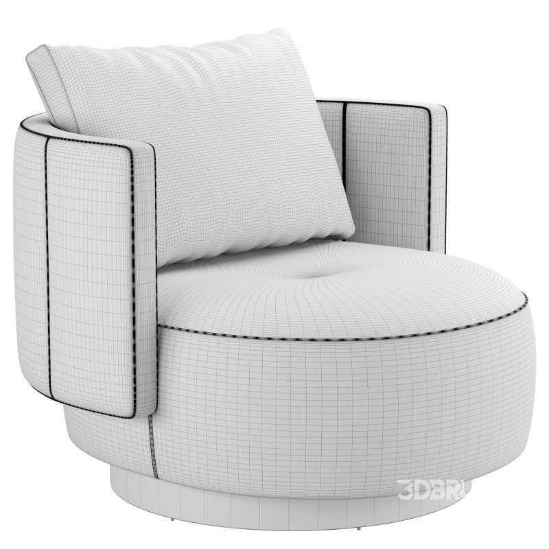 Minotti Torii Bold Large Armchair Image 7