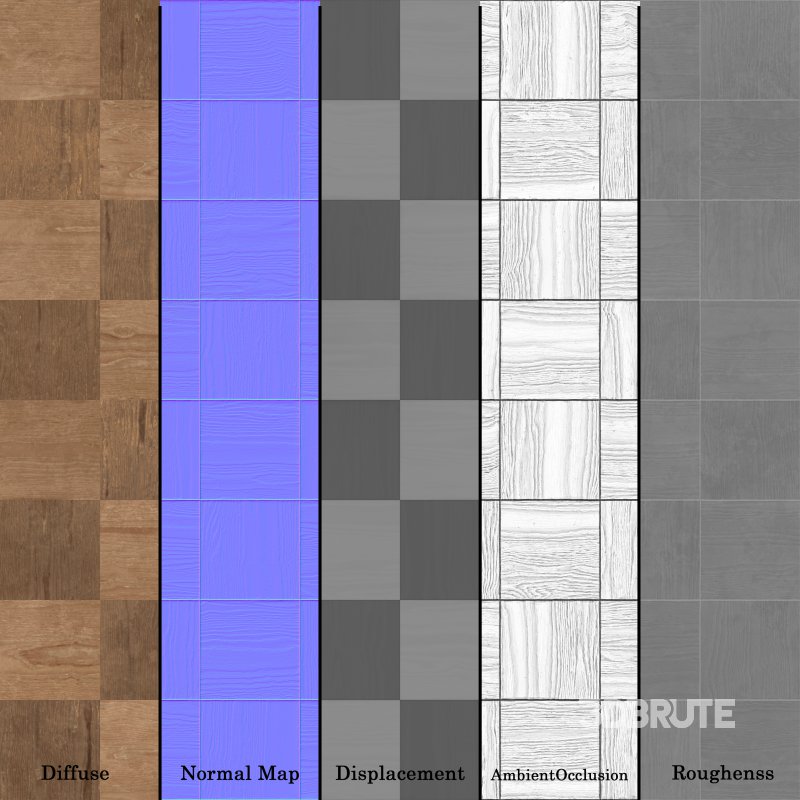 Wood Wall 01 (Seamless) Image 3