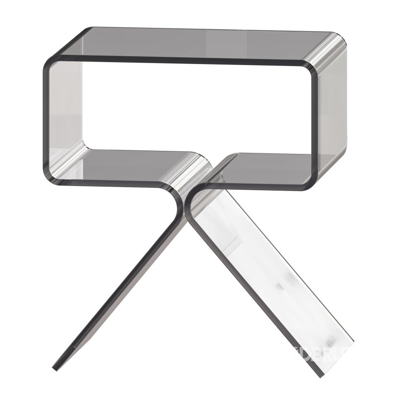 Acrylic Side Table – 3 Color Options Image 7