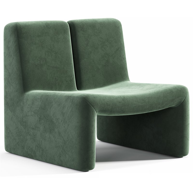 Dario Green Boucle Accent Chair By CB2 Image 4