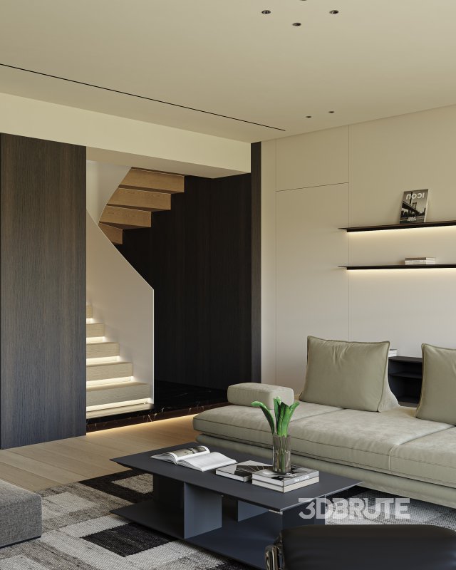 Modern living and dining room Image 8