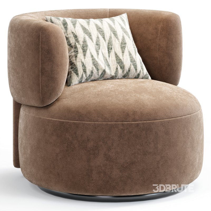 K Waiting Swivel Armchair By Spacefurniture Image 5