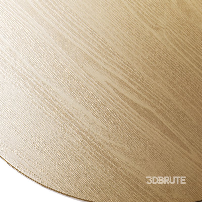 Polly Round Natural Coffee Table – White Image 8