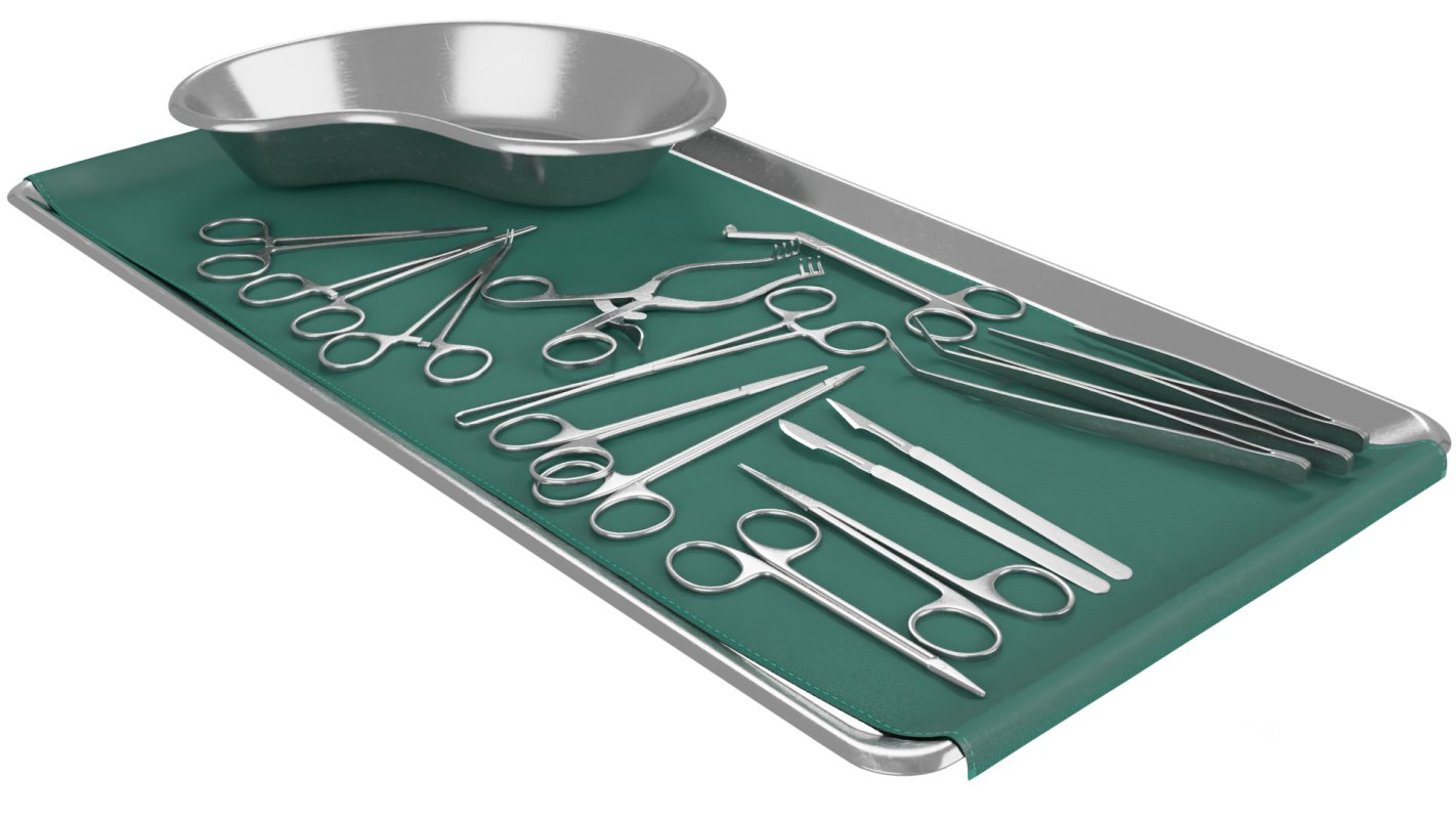 Tray with surgical equipment Image 7