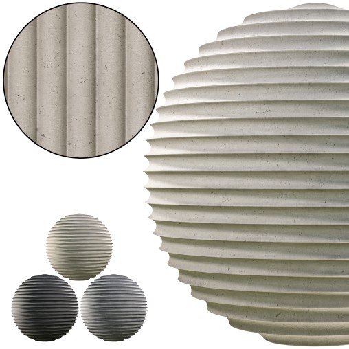 Fluted plaster 01 (Seamless)