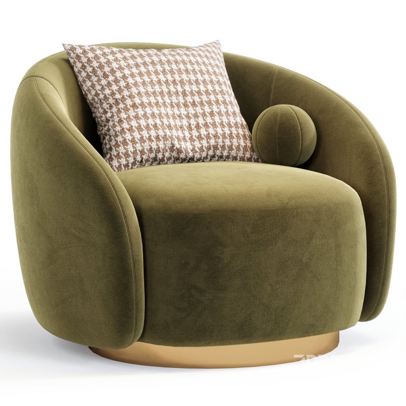 Swivel Brice Armchair By Eichholtz Image 6