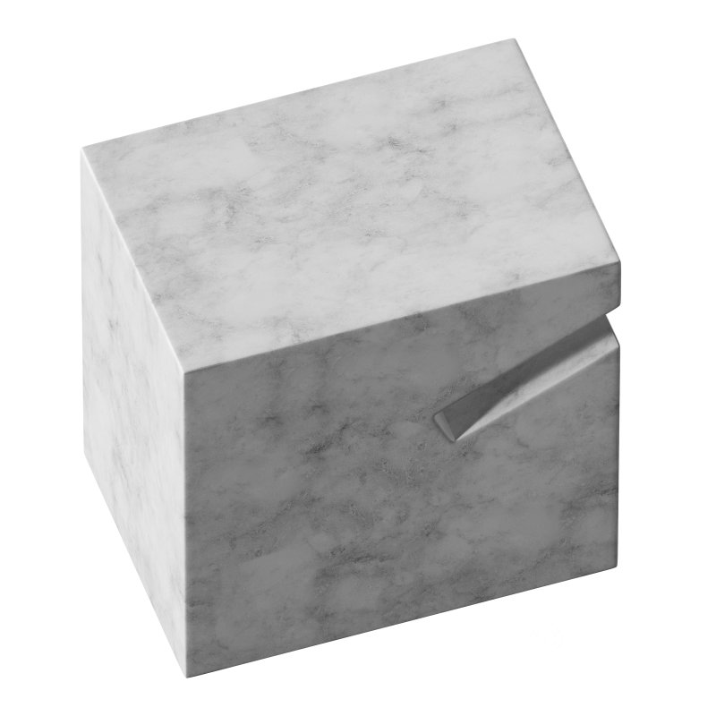 Natural side table marble Image 11