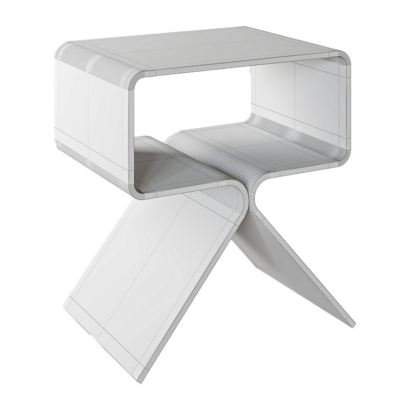 Acrylic Side Table – 3 Color Options Image 16