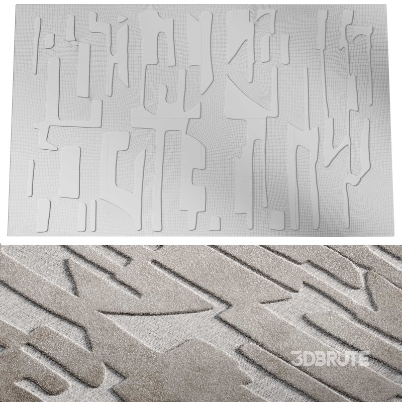 Handwoven wool rug by Akoris Image 3