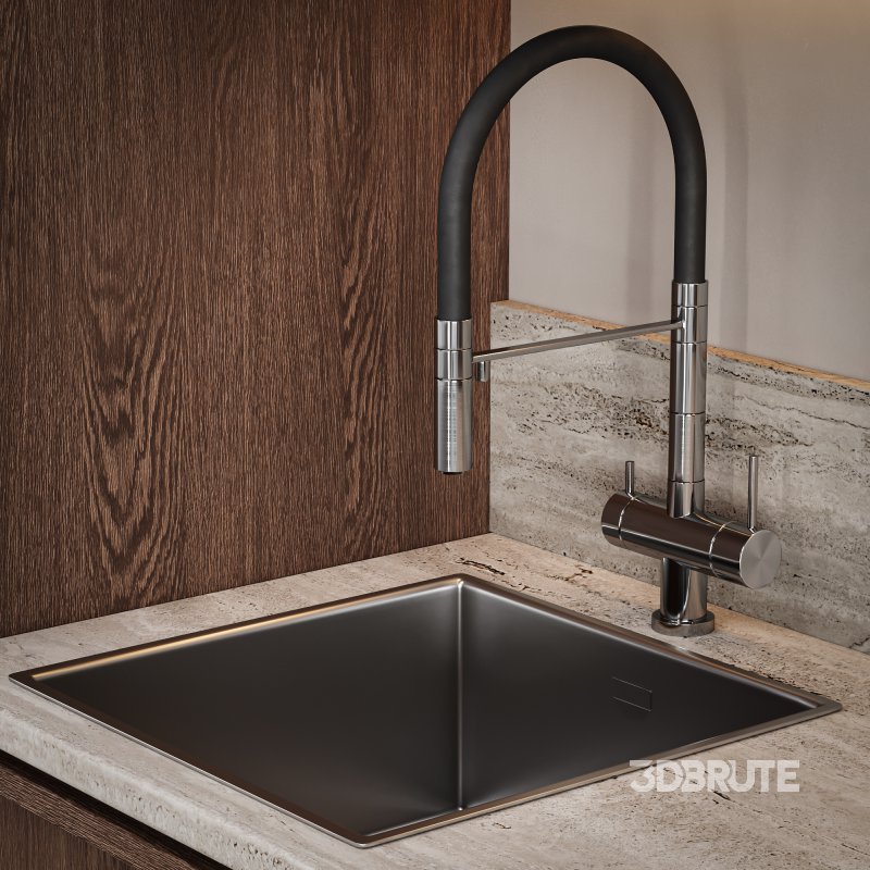 Japandi Kitchen Set Minimal Wooden Design Image 4