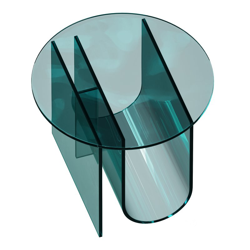 Living Room Acrylic Side Table Image 11