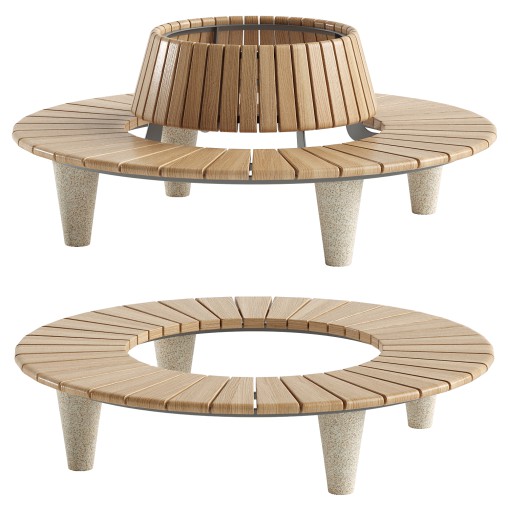 ROUND BENCH