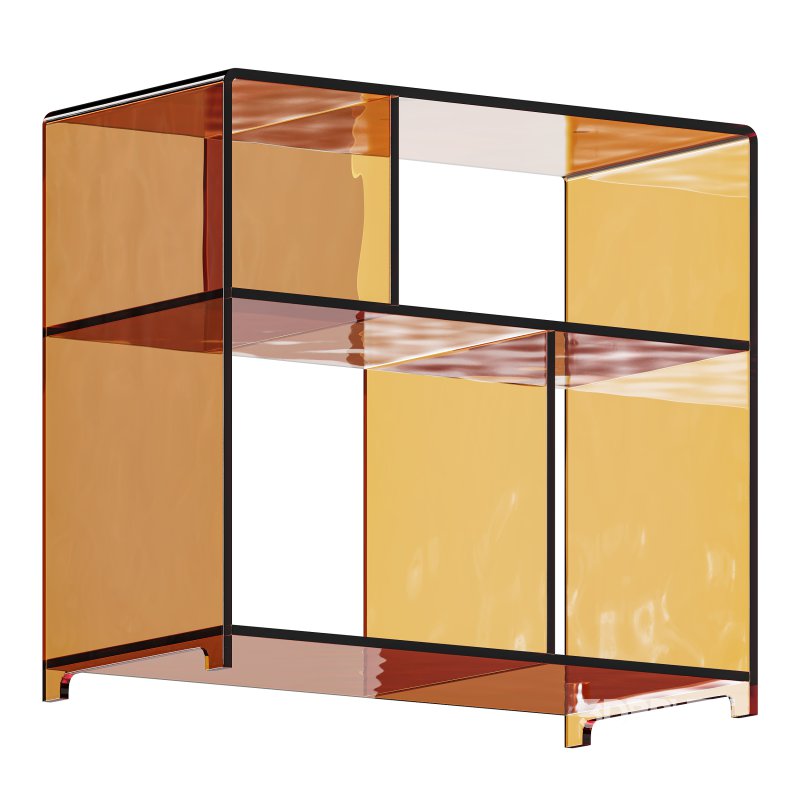 Modern Side Table – 4 Compartments Image 3