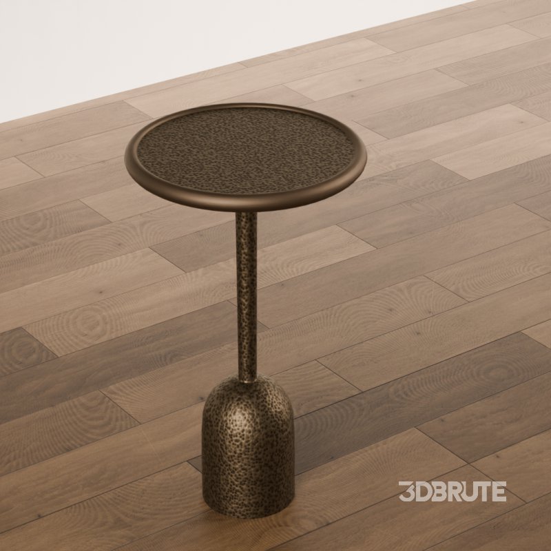 Modern Brass Side Table Image 2