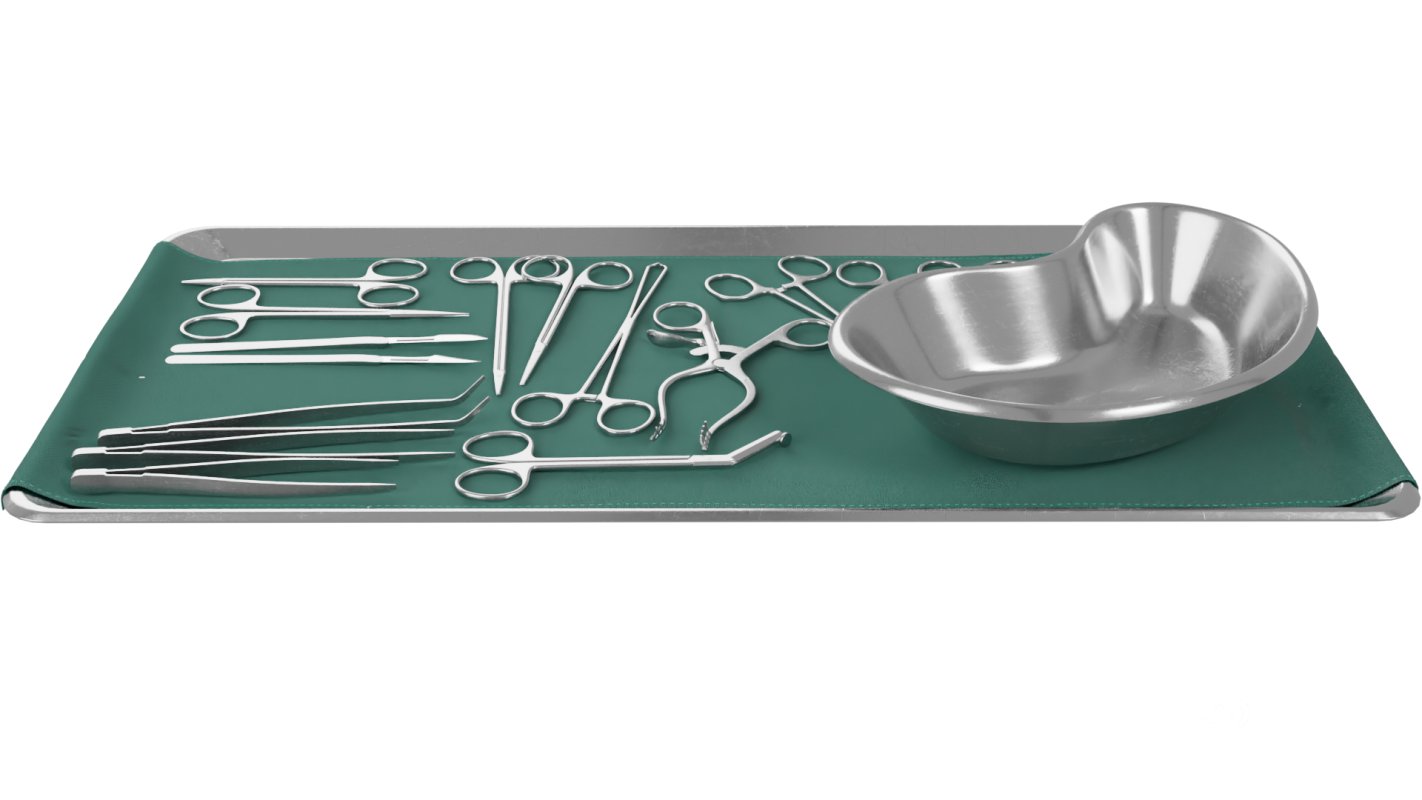 Tray with surgical equipment Image 4