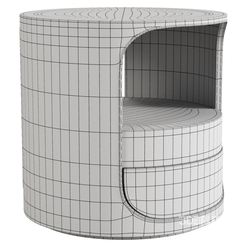 Minimalist Wooden Nightstand Image 2