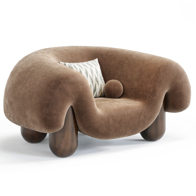 Lamb Armchair By Numo Image 5