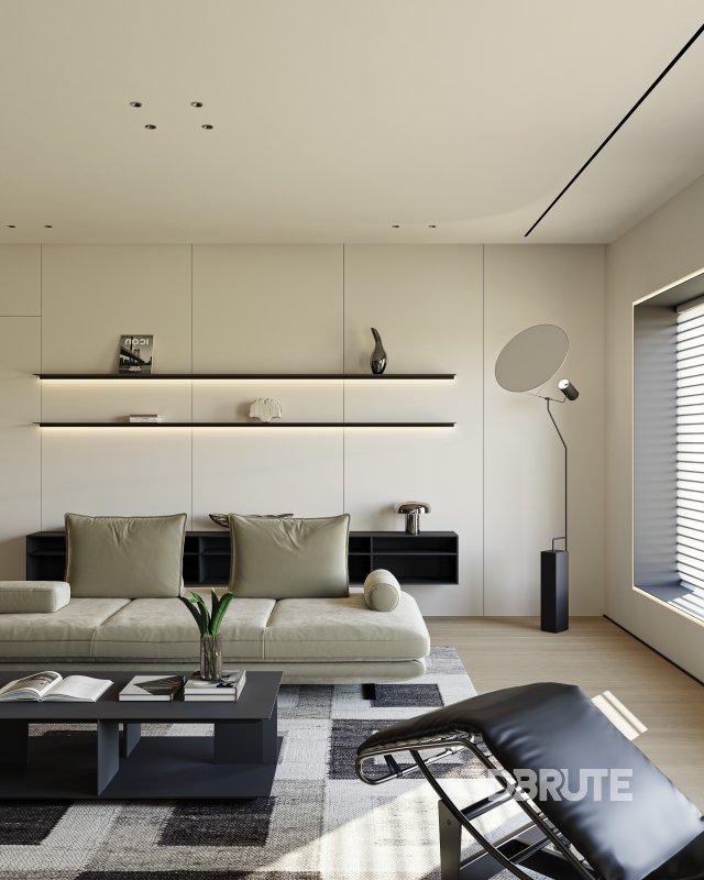 Modern living and dining room Image 7