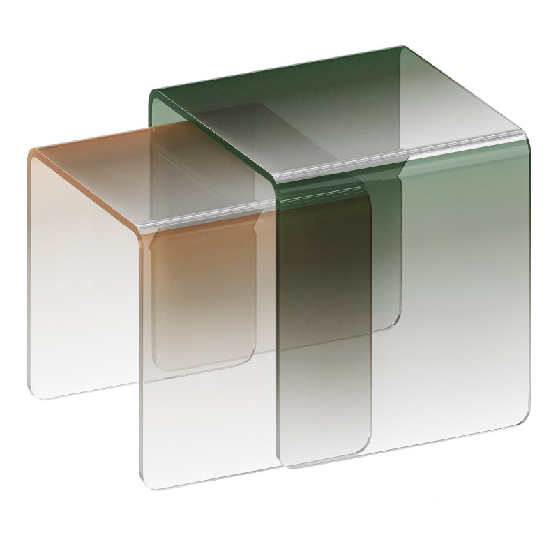 Simple Acrylic Side Table Image 6
