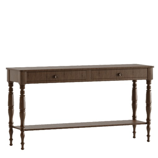 Woodbridge Leeward French Country Montserrat Hardwood Rectangular Console Table