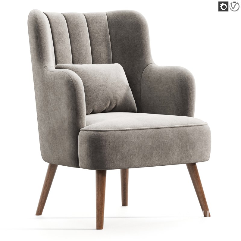 Armchair Larney Velvet Image 2